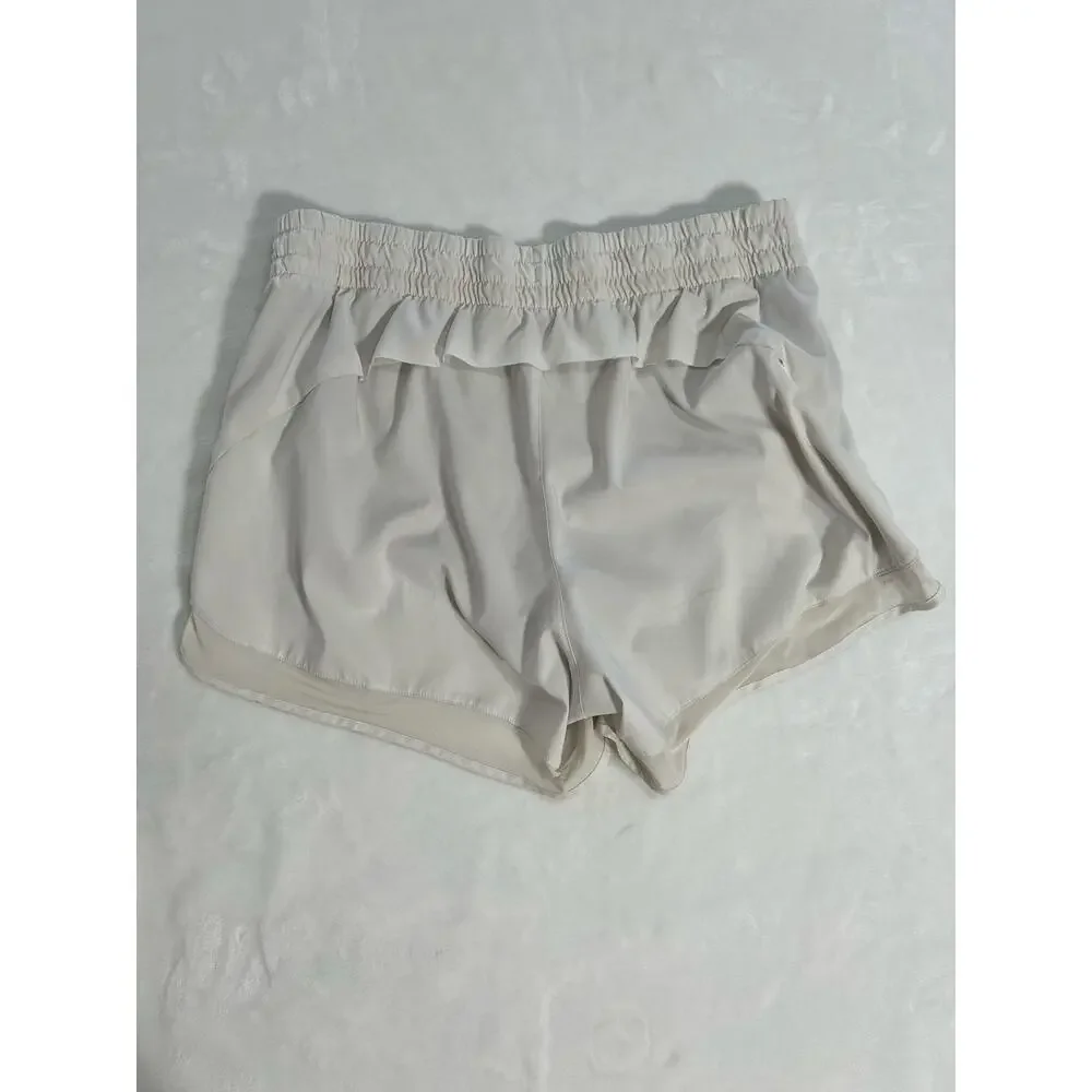 White Athletic Shorts by Athleta Women's Medium
